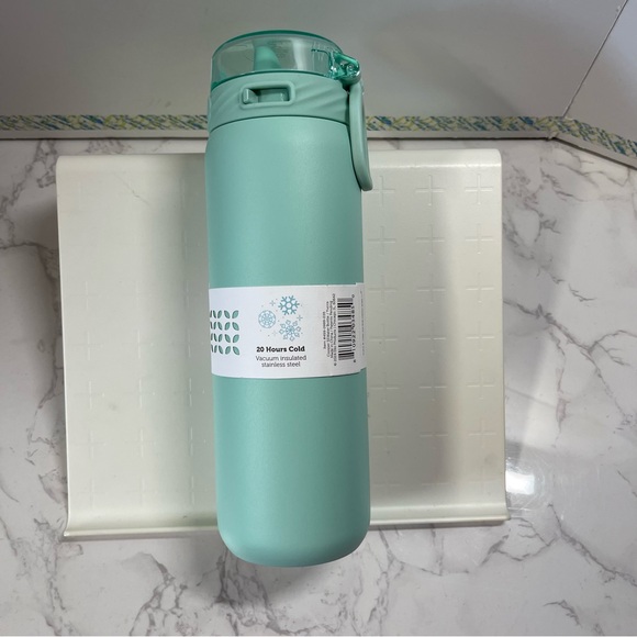 Ello Cooper Stainless Steel Travel Water Bottle, 22 oz, built-in straw, NWT - Picture 2 of 9